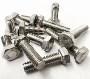 M20 / 20mm A2 ACERO INOXIDABLE TOTALMENTE ROSCADO TORNILLO HEXAGONAL JUEGO DIN933 (FWS) - Imagen 1 de 1