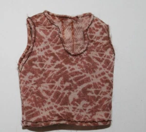 My Scene Barbie Doll Brown & Beige Sleeveless Top - Picture 1 of 4