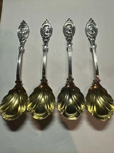 Medaillon von Hotchkiss & Schreuder Sterlingsilber Zuckerlöffel 6 3/4 - Bild 1 von 8