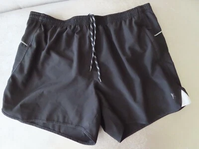 Danskin Now Womens M Jogging Shorts Built in Panty Black Drawstring Reflective M - Изображение 1 из 2