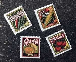 2015USA #5004-5007a Forever Summer Harvest - Set of 4 Singles From Booklet  mint - Picture 1 of 1