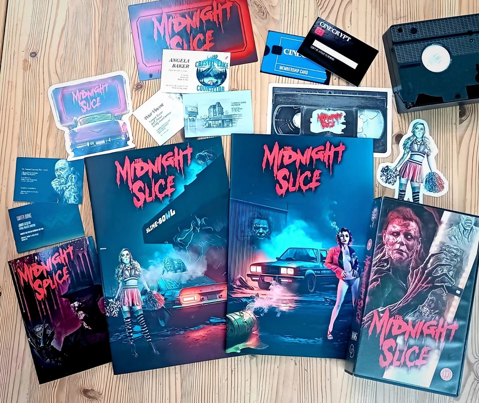 Slasher Movie Gift Bundle - The Midnight Slice! - Comics, Stickers,Print