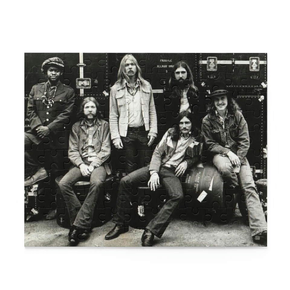 Rompecabezas de banda Allman Brothers (120, 252, 500 piezas) Gregg Allman rompecabezas de música rock Foto 1 de 1