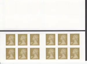 2006 - ¡Falsificación! - 1a Clase x 12 folleto con cubierta en blanco y bandas de barniz - Imagen 1 de 1