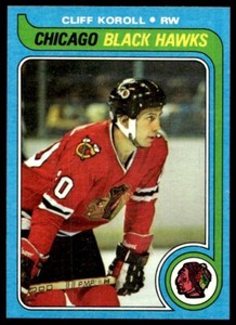 1979-80 Topps Cliff Koroll Chicago Blackhawks #102