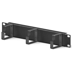 10 " Kabelmanagement 1HE Rangierpanel 3 Bügel Kabelführung Netzwerkschrank - Photo 1/8