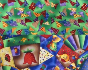 Confezione Tessuto Companion di (2) 1 Yd 20 In x 41 In Suzie Q Quilter Teiera (155) - Foto 1 di 12