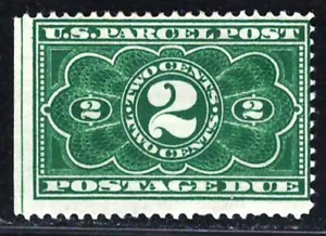 UNITED STATES 1913 Very Fine MH Parsel Post Postage Due Stamp Scott # JQ2 - Picture 1 of 2