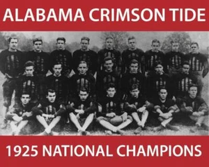 1925 ALABAMA CRIMSON TIDE National Champions Team 8 x 10 Photo Poster Man Cave - Picture 1 of 1