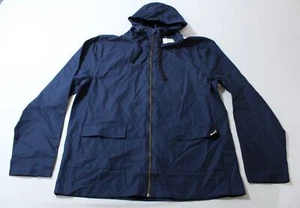 Rapanui Men's Organic Cotton Full Zip Rain Jacket WR4 Atlantic Size XL - Picture 1 of 4