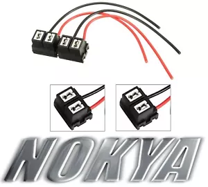 Nokya Wire Harness Pigtail Female H7 Nok9106 Head Light Bulb Low Beam Plug Lamp - Picture 1 of 3