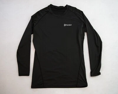 Camisa de compresión Tesla Gears manga larga protección contra erupciones negra auténtica para mujer XL Foto 1 de 3