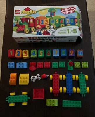 LEGO DUPLO 10558 Number Train 31 Pieces Complete with Box! - Image 1 of 4