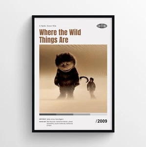 Impresión de póster de película Where the Wild Things Are, arte de pared - sin marco - Imagen 1 de 3