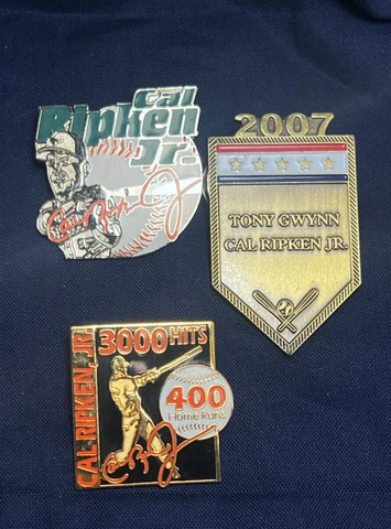 Baltimore Orioles MLB Cal Ripken Jr O's Short Stop 400 Home Runs Pin Lot Of 3 Cover