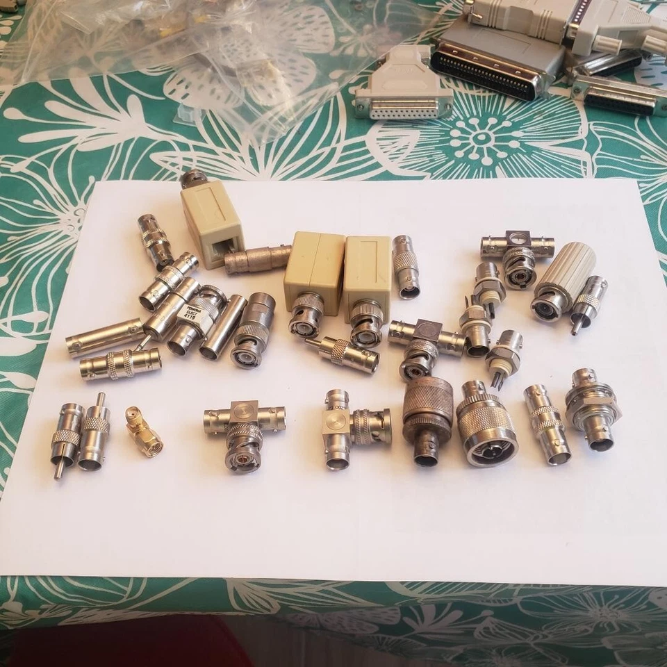 LOT OF VARIOUS TROMPETER COAXIAL CONNECTORS  TEI-14949 AND MORE - Image 1 of 4