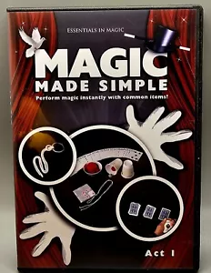 Magic Made Simple DVD Essentials In Magic - Picture 1 of 2