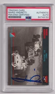 MARIO ANDRETTI 1992 Andretti Racing #19 Signed AUTO Card PSA DNA Certified F1 - Picture 1 of 2