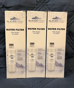 3 Stück Glacier Fresh GF-1000P Kühlschrank Wasserfilter für LG1000P InstaView - Bild 1 von 3