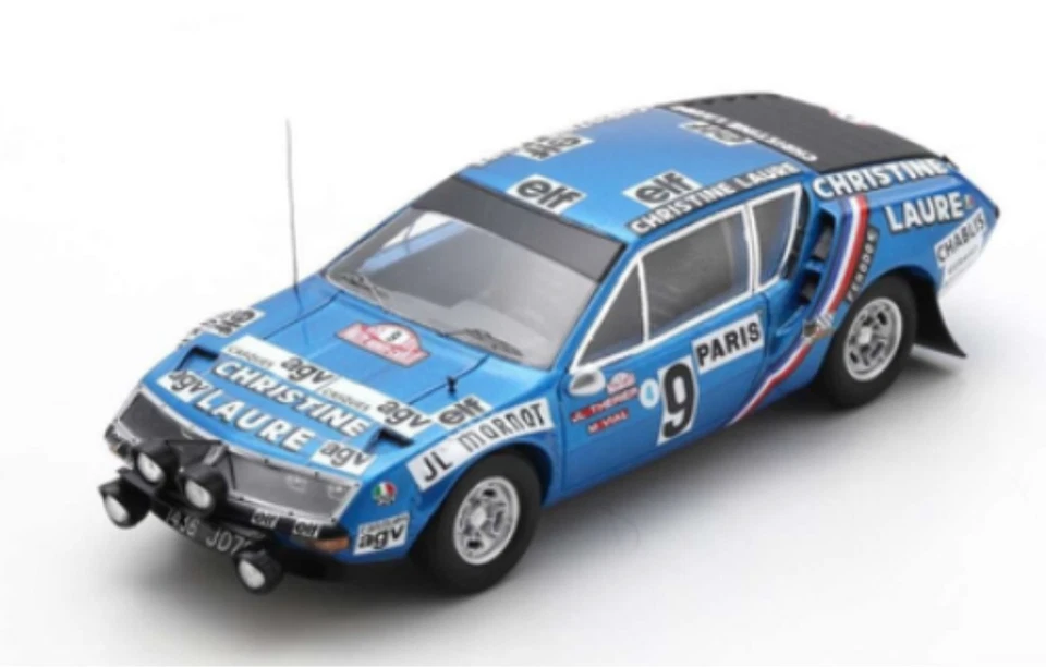 1/43 ALPINE RENAULT A310 #9 RALLY MONTECARLO 1976 THERIER VIAL SPARK S5496 - Immagine 1 di 1
