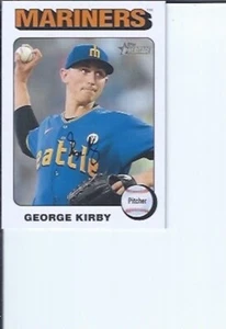 George Kirby 2024 Topps Heritage White Border Parallel - Picture 1 of 1