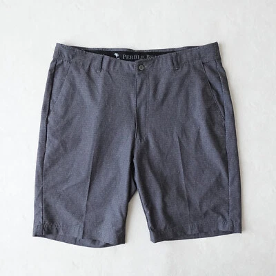 Pebble Beach Golf Shorts Men’s 36 Dark Gray Performance Lightweight Comfort - Image 1 of 4