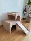 Rabbit 3Tier Hop Up House Castle Shelter Hideout Hideaway Hutch Small Animal