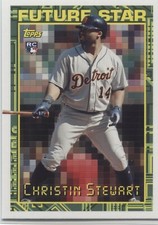 CHRISTIN STEWART RC 2019 ARCHIVES FUTURE STAR Card #94FS-14 - DETROIT TIGERS - 