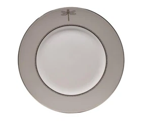 June Lane (Platinum Trim) by Lenox Kate Spade Dragonfly Dinner Plate 10 3/4" - Picture 1 of 5