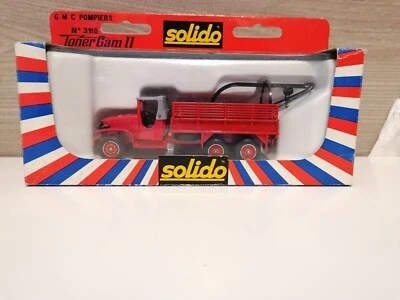 SOLIDO TONER GAM II 3110 GMC POMPIERS SECOURS ROUTIERS 1:50 MADE IN FRANCE - Immagine 1 di 4