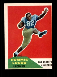 Rommie Loudd 1960 fútbol americano Fleer #90 ex-Mt - Imagen 1 de 2
