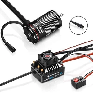 XERUN AXE550 R2-3300KV FOC System Combo Brushless Motor & ESC Hobbywing RC Plane - Picture 1 of 5