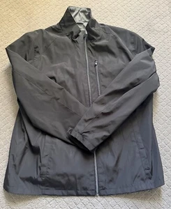 Michael Kors Men Jacket XL Black Long Sleeve Outdoor Full-Zip Windbreaker Jacket - Picture 1 of 19