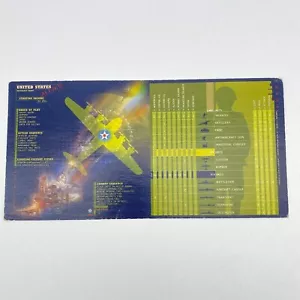 United States Reference Chart Axis and Allies Avalon Hill 2004 Replacement Part - Picture 1 of 2