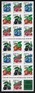 US Stamps Full Pane of 20, Berries, #3404-3407 MNH - Picture 1 of 1