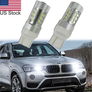 2x 7440 7443 LED 6000K White Daytime Running Light DRL Bulb For BMW X3 2015-2017 - Picture 1 of 11