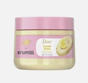 Dove X Crumbl - Lemon Glaze - Body Scrub 15oz - Limited Edition - Picture 1 of 2