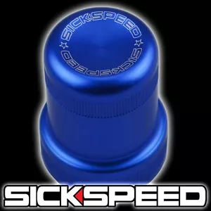 BLUE BILLET ALUMINUM SMALL SOLENOID COVER FOR VTEC/V-TEC ENGINE EG EK OBD1 - Picture 1 of 1