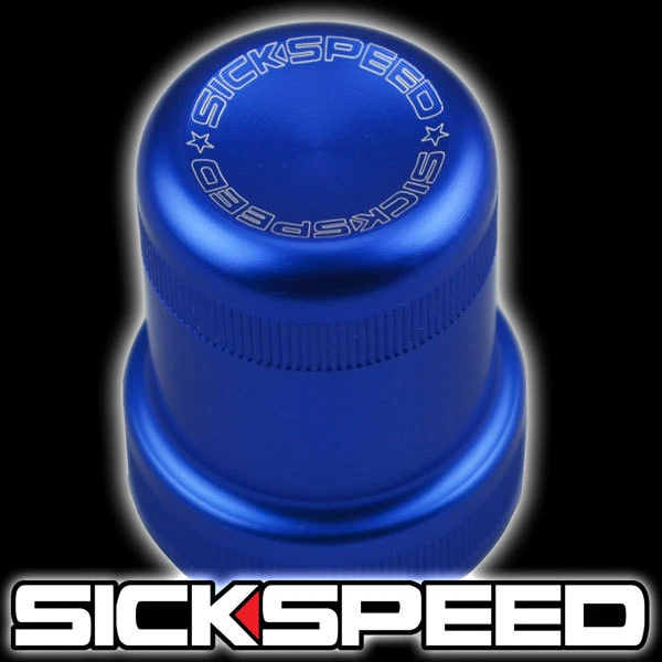 BLUE BILLET ALUMINUM SMALL SOLENOID COVER FOR VTEC/V-TEC ENGINE EG EK OBD1  - Image 1 of 1