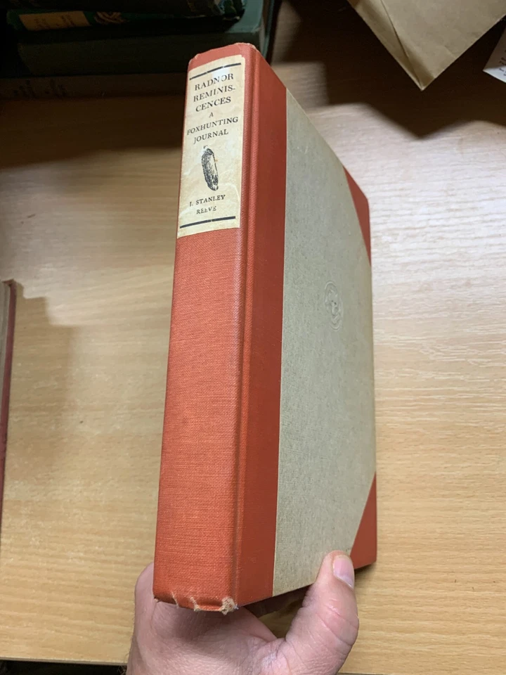 1921 RADNOR REMINISCENCES FOXHUNTING JOURNAL ILLUSTRATED USA HARDBACK BOOK (P4) - Image 1 of 4