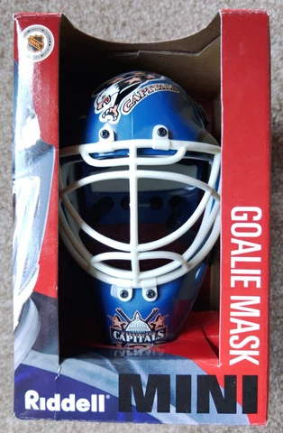 Washington CAPITALS Riddell Mini Helmet Unsigned Replica Goalie Mask Cover