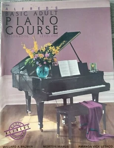 Libro de lecciones básico de piano para adultos Alfred's nivel uno - Imagen 1 de 11