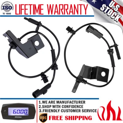Set of 2 ABS Wheel Speed Sensor Front Left & Right For Ford Fusion Lincoln MKZ - Image 1 of 4