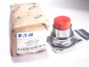 EATON CUTLER HAMMER 10250T112 LONG BUTTON RED PUSHBUTTON OPERATOR - Picture 1 of 1