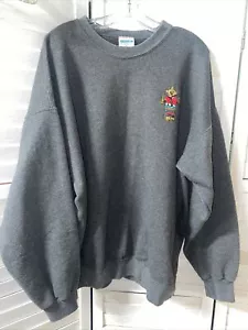 Vintage Cheetah Mervyns Gray Sweatshirt Pullover Men’s XXL Native American Logo - Picture 1 of 7