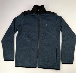 Nautica Jacket Boy Extra Large Full Zip Mock Neck Pocket Lightweight Sail Core - Picture 1 of 12