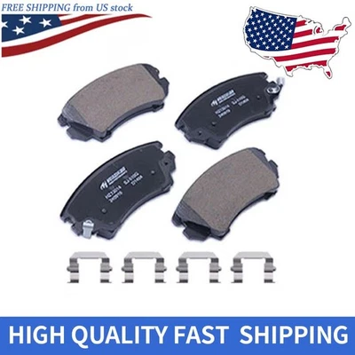 Front Brake Pad For 2010-2012 2013 2014 2015 2016 2017 Chevrolet Camaro Caprice - Image 1 of 2