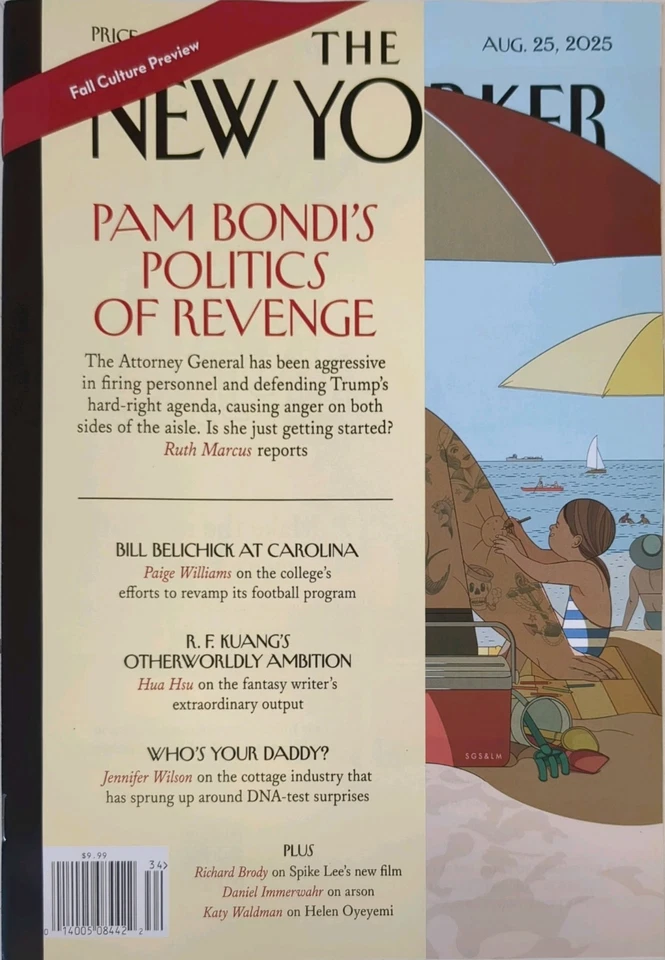 THE NEW YORKER MAGAZINE - AUGUST 25, 2025 - Image 1 of 1