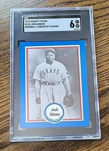 JOSH GIBSON 1976 SHAKEY'S PIZZA HOF #128 Scarce Regional Rarity SGC 6 Beauty - Picture 1 of 2