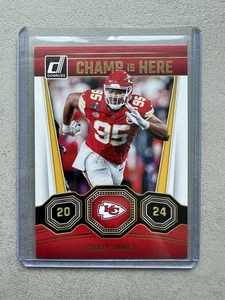 Chris Jones Kansas City Chiefs Panini Donruss Champ Is Here NFL Football 2024 - Bild 1 von 2